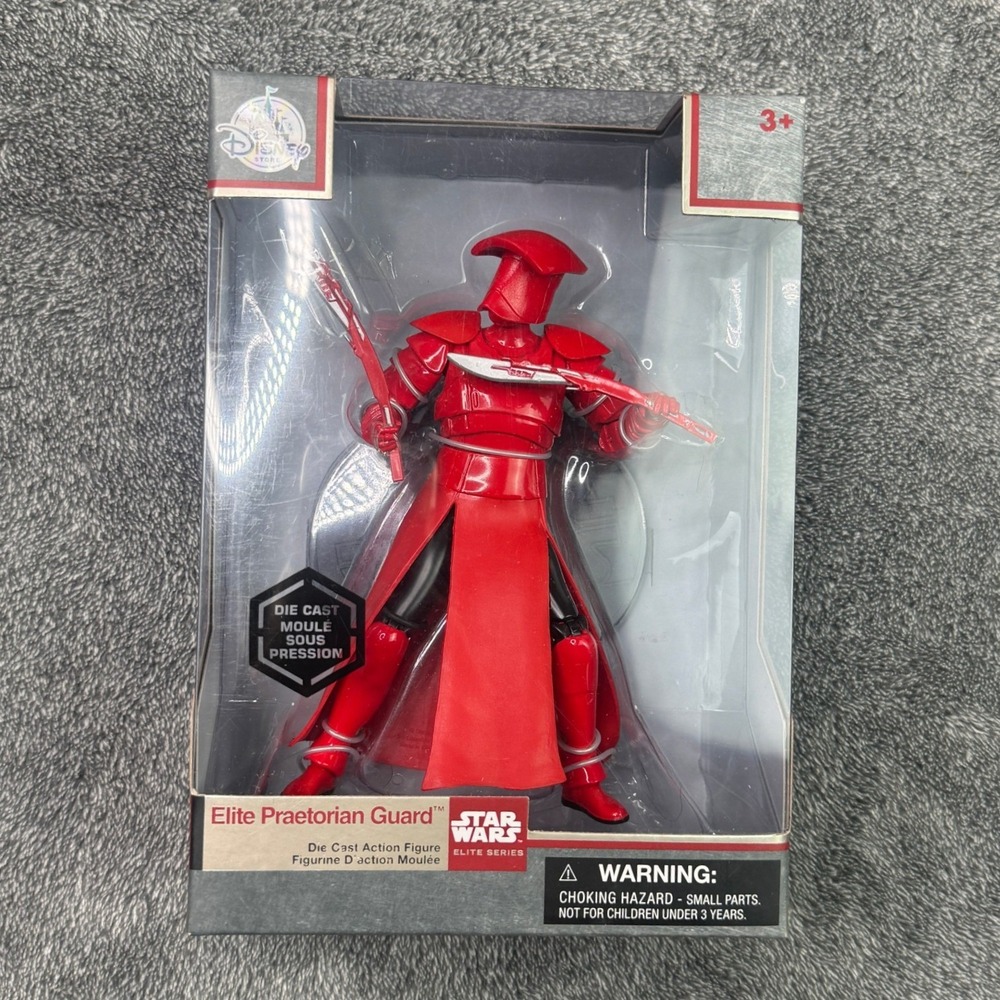 Disney Store Star Wars Elite Series Elite Praetorian Guard Die Cast Figure Red